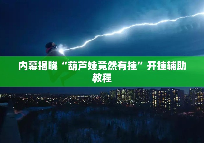 内幕揭晓“葫芦娃竟然有挂	”开挂辅助教程