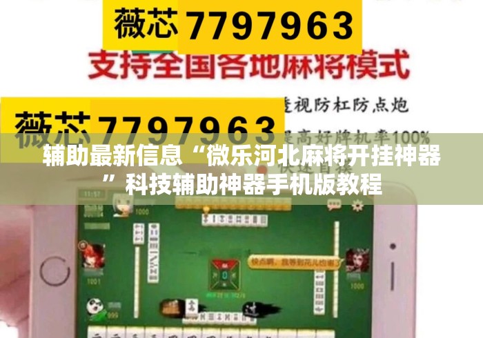 辅助最新信息“微乐河北麻将开挂神器”科技辅助神器手机版教程