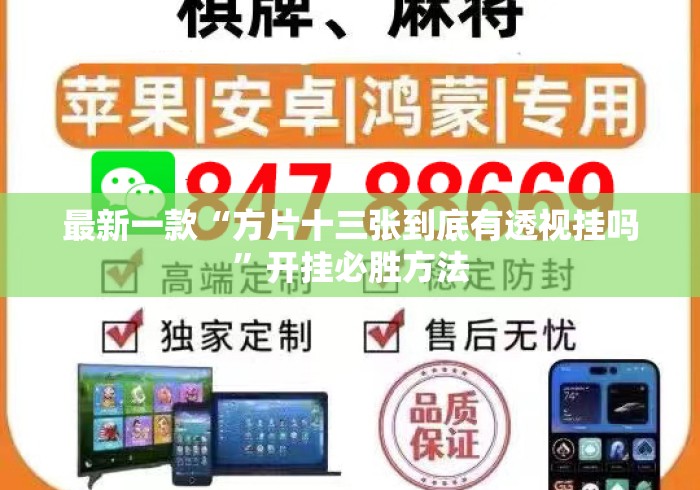 最新一款“方片十三张到底有透视挂吗”开挂必胜方法
