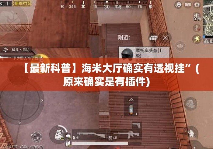 【最新科普】海米大厅确实有透视挂”(原来确实是有插件)