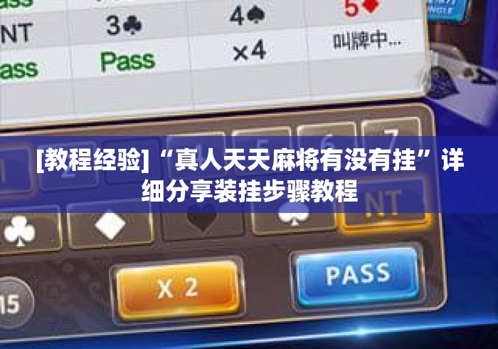[教程经验]“真人天天麻将有没有挂”详细分享装挂步骤教程