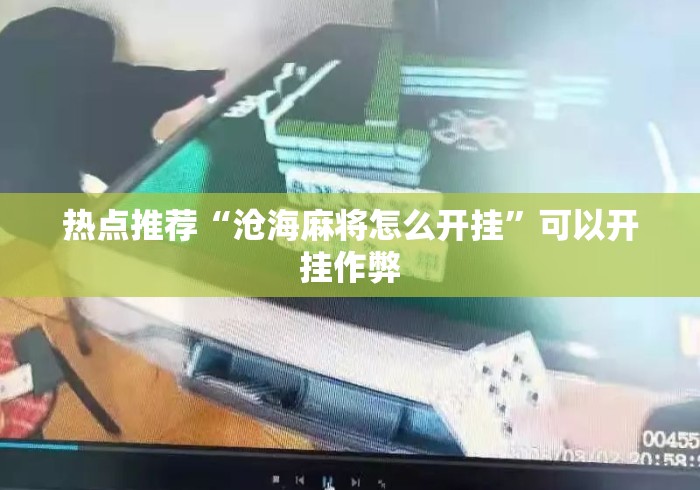 热点推荐“沧海麻将怎么开挂”可以开挂作弊