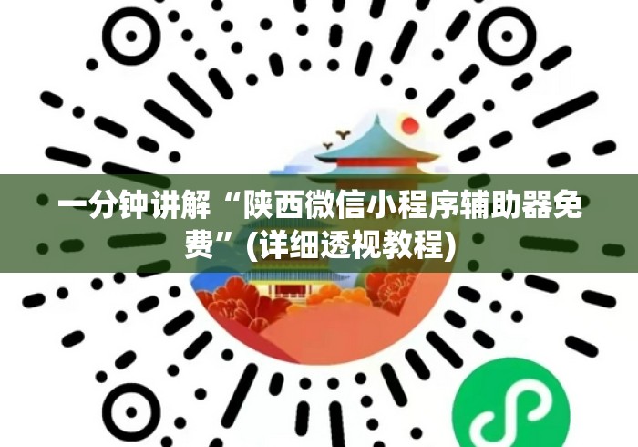 一分钟讲解“陕西微信小程序辅助器免费”(详细透视教程)