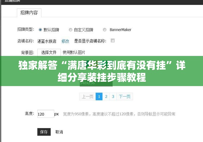 独家解答“满唐华彩到底有没有挂”详细分享装挂步骤教程