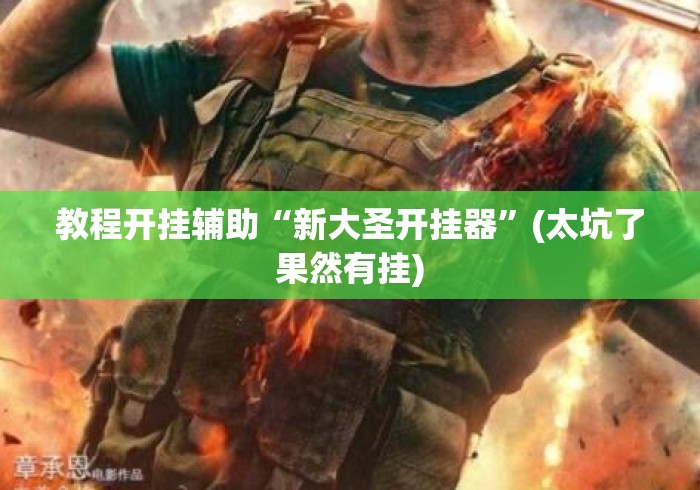 教程开挂辅助“新大圣开挂器”(太坑了果然有挂)