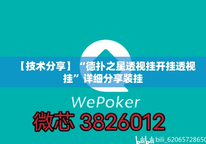 【技术分享】“德扑之星透视挂开挂透视挂	”详细分享装挂