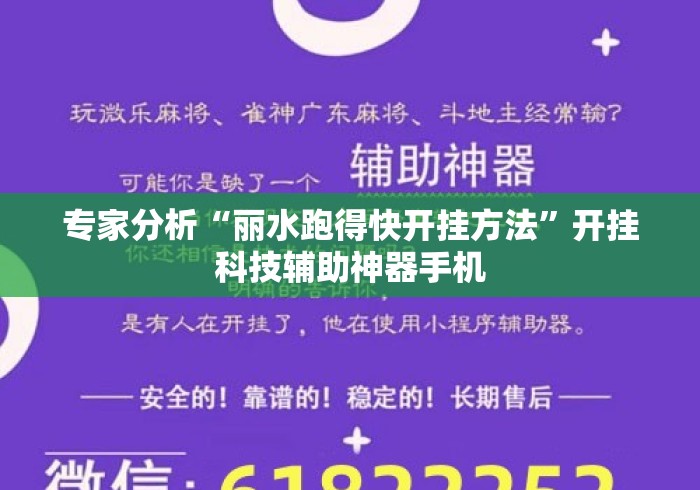 专家分析“丽水跑得快开挂方法”开挂科技辅助神器手机
