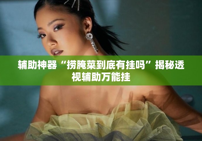 辅助神器“捞腌菜到底有挂吗”揭秘透视辅助万能挂