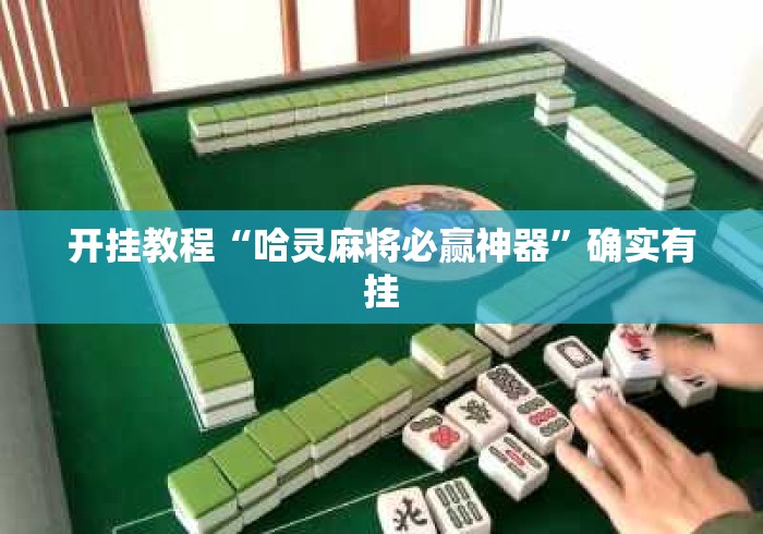 开挂教程“哈灵麻将必赢神器”确实有挂