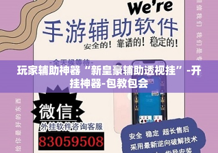 玩家辅助神器“新皇豪辅助透视挂”-开挂神器-包教包会
