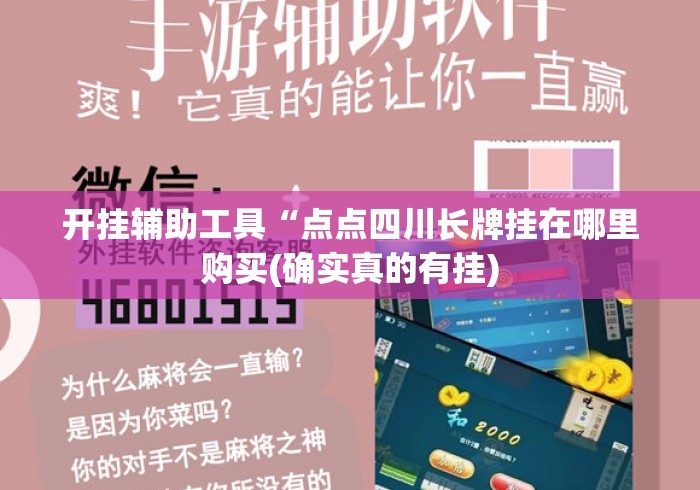 开挂辅助工具“点点四川长牌挂在哪里购买(确实真的有挂) 开挂辅助工具“点点四川长牌挂在哪里购买(确实真的有挂)