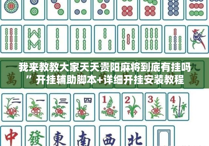 我来教教大家天天贵阳麻将到底有挂吗”开挂辅助脚本+详细开挂安装教程