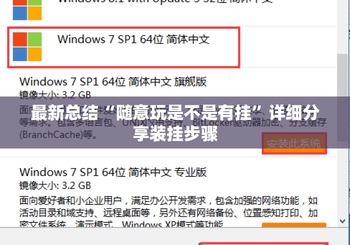 最新总结“随意玩是不是有挂”详细分享装挂步骤