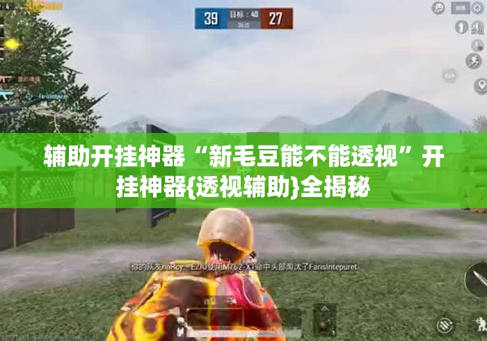 辅助开挂神器“新毛豆能不能透视”开挂神器{透视辅助}全揭秘