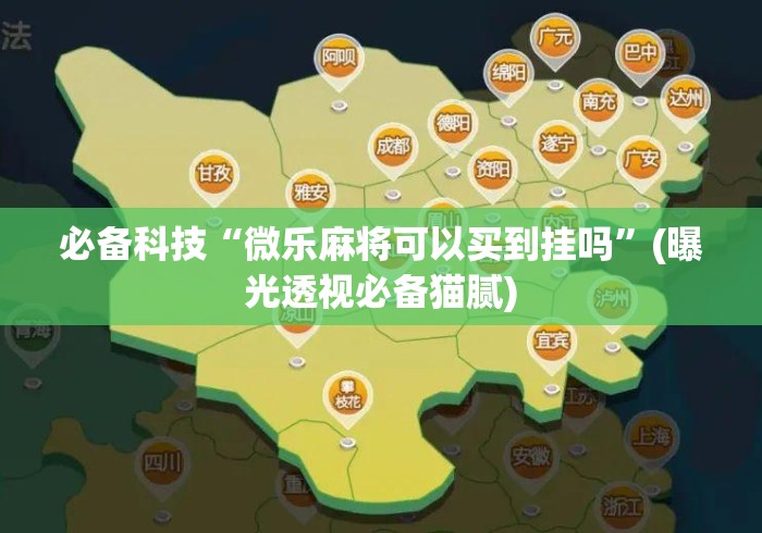 必备科技“微乐麻将可以买到挂吗”(曝光透视必备猫腻)