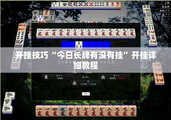 开挂技巧“今日长牌有没有挂”开挂详细教程