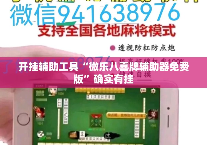 开挂辅助工具“微乐八喜牌辅助器免费版”确实有挂