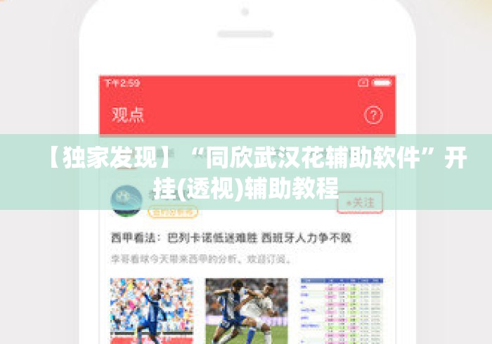 【独家发现】“同欣武汉花辅助软件	”开挂(透视)辅助教程