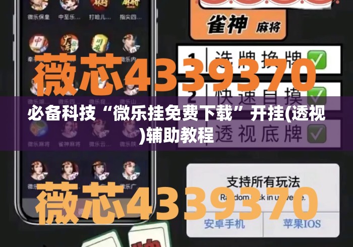 必备科技“微乐挂免费下载”开挂(透视)辅助教程