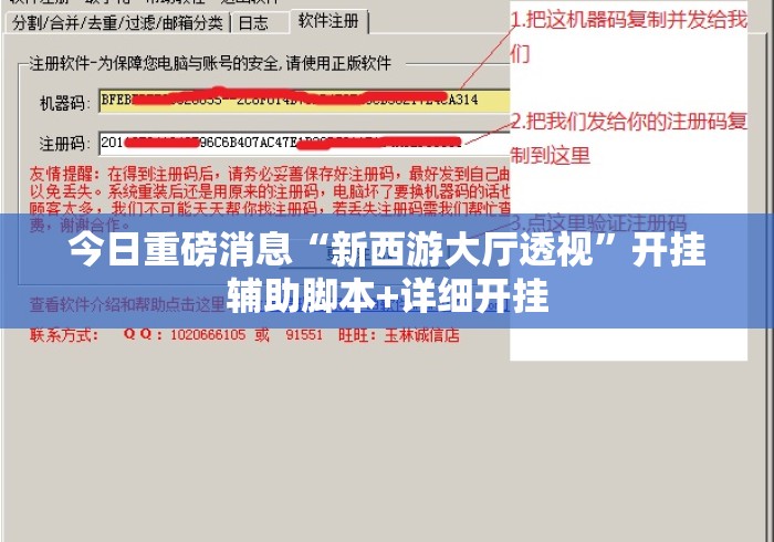 今日重磅消息“新西游大厅透视”开挂辅助脚本+详细开挂