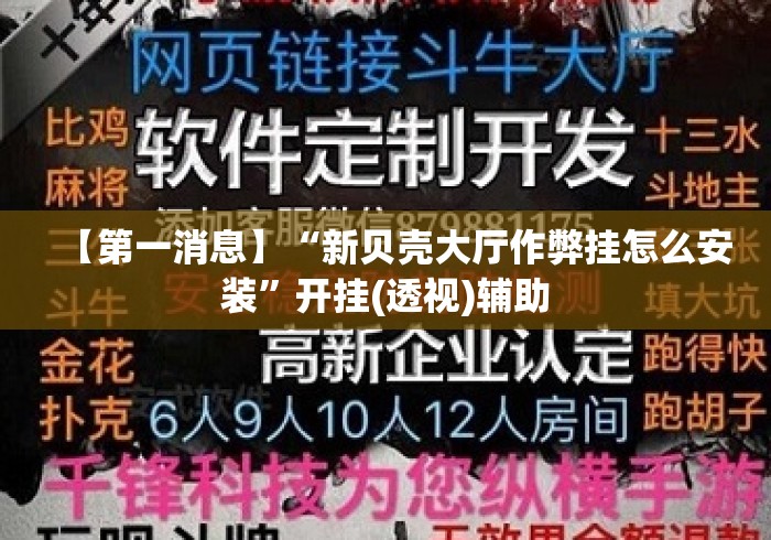 【第一消息】“新贝壳大厅作弊挂怎么安装”开挂(透视)辅助