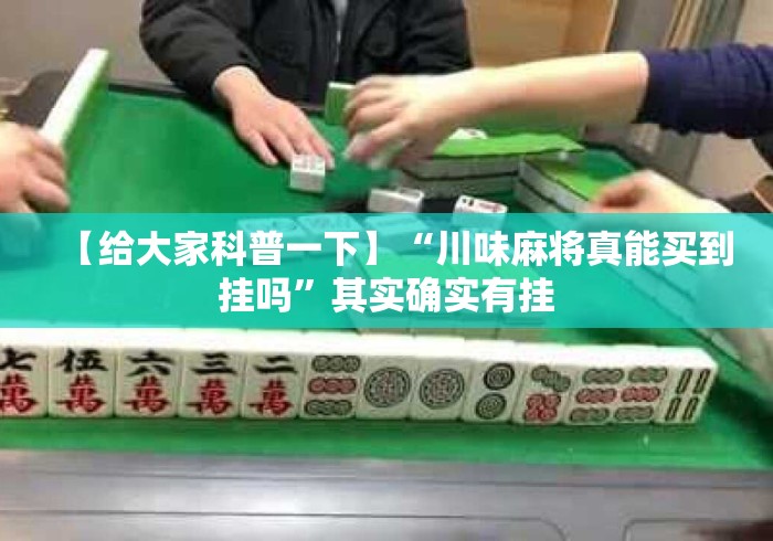 【给大家科普一下】“川味麻将真能买到挂吗”其实确实有挂