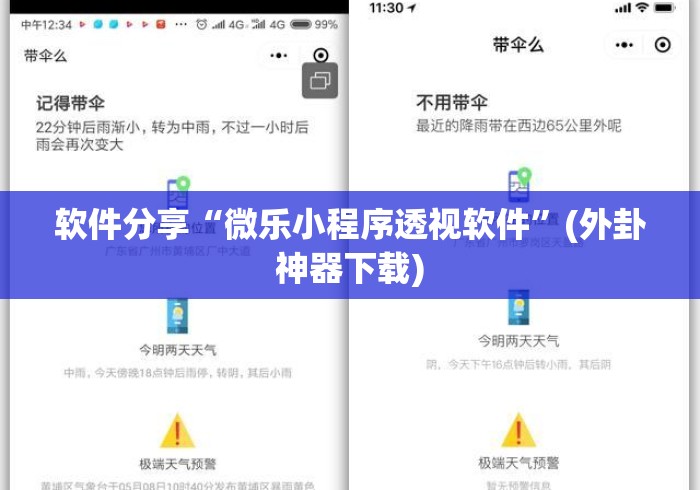 软件分享“微乐小程序透视软件”(外卦神器下载)