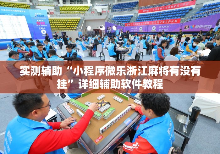 实测辅助“小程序微乐浙江麻将有没有挂	”详细辅助软件教程
