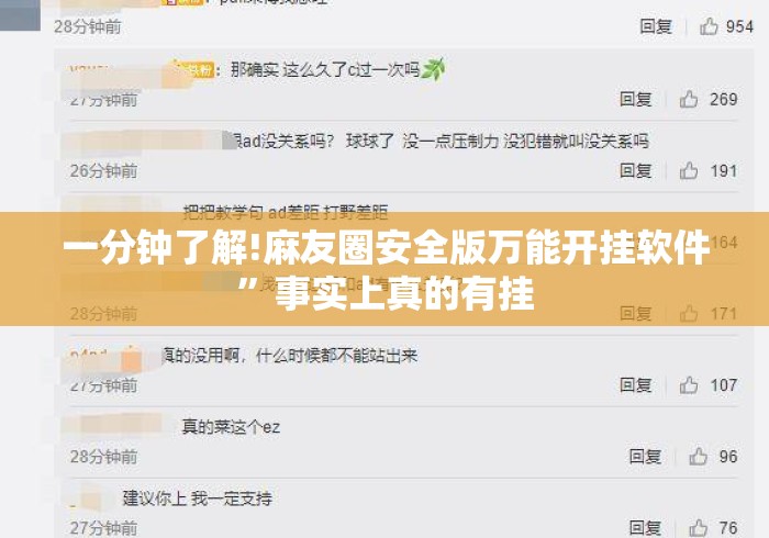 一分钟了解!麻友圈安全版万能开挂软件”事实上真的有挂
