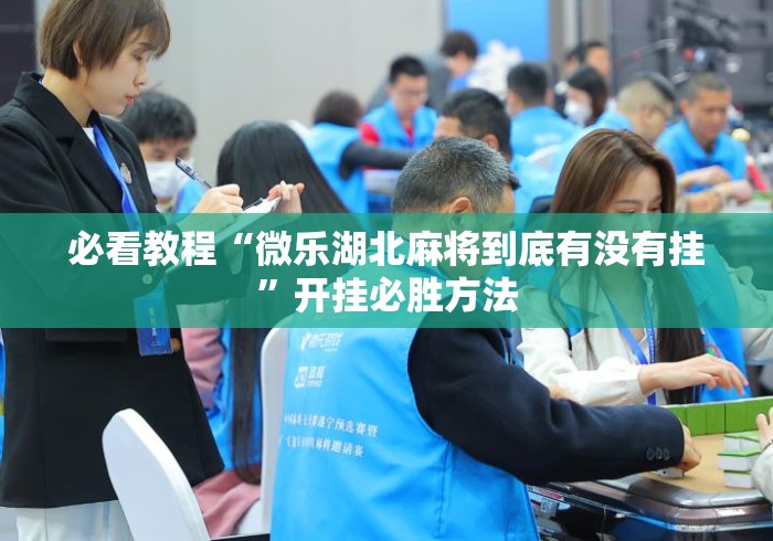 必看教程“微乐湖北麻将到底有没有挂”开挂必胜方法