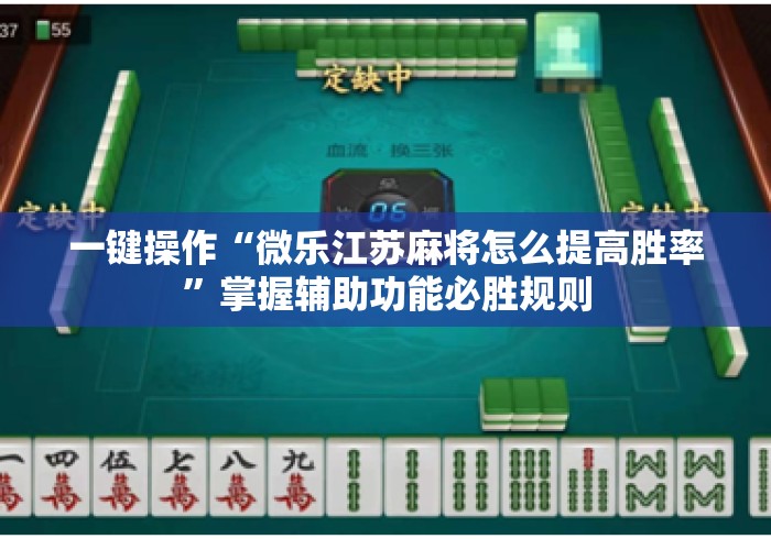 一键操作“微乐江苏麻将怎么提高胜率	”掌握辅助功能必胜规则