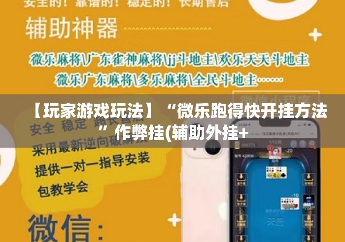 【玩家游戏玩法】“微乐跑得快开挂方法”作弊挂(辅助外挂+