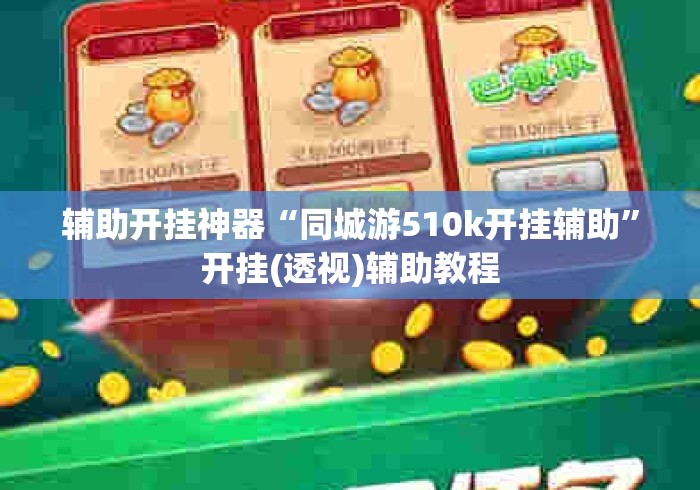 辅助开挂神器“同城游510k开挂辅助”开挂(透视)辅助教程