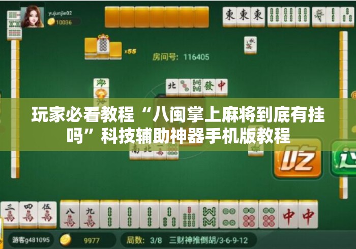 玩家必看教程“八闽掌上麻将到底有挂吗	”科技辅助神器手机版教程