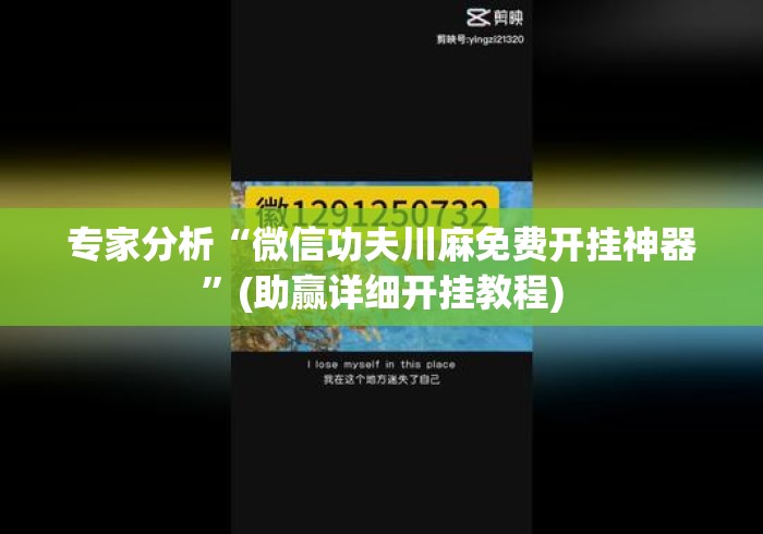 专家分析“微信功夫川麻免费开挂神器”(助赢详细开挂教程)