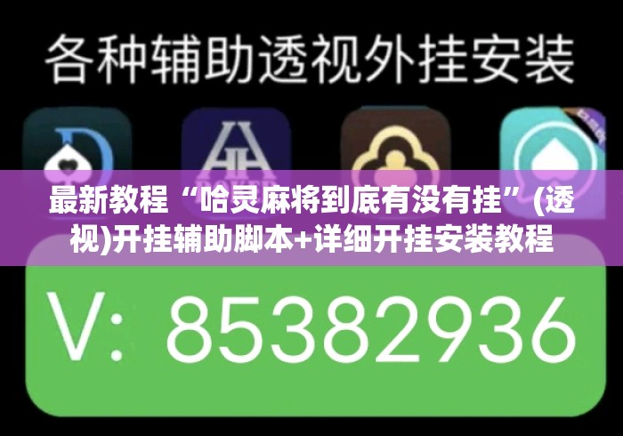 最新教程“哈灵麻将到底有没有挂	”(透视)开挂辅助脚本+详细开挂安装教程
