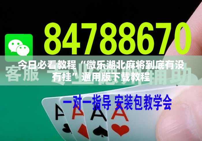 今日必看教程“微乐湖北麻将到底有没有挂”通用版下载教程