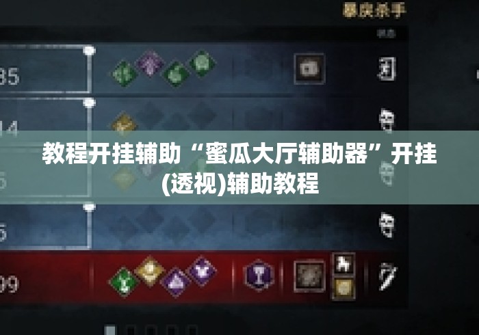 教程开挂辅助“蜜瓜大厅辅助器	”开挂(透视)辅助教程