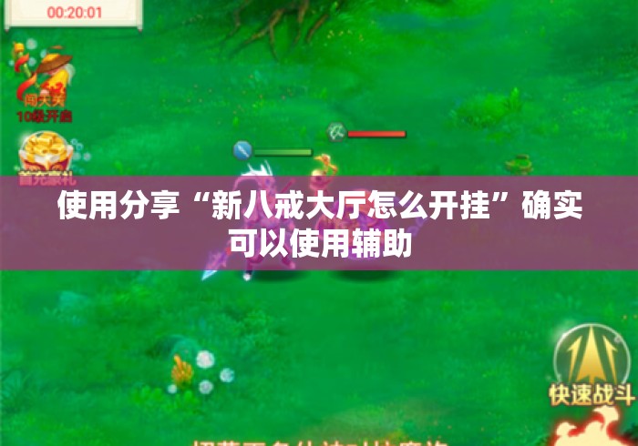 使用分享“新八戒大厅怎么开挂”确实可以使用辅助