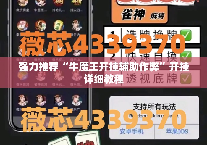强力推荐“牛魔王开挂辅助作弊”开挂详细教程