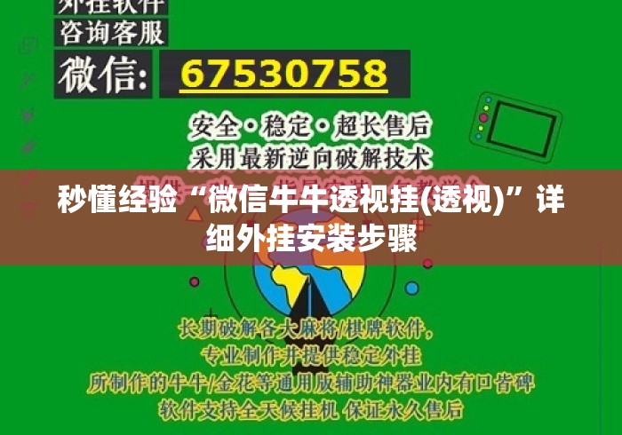 秒懂经验“微信牛牛透视挂(透视)	”详细外挂安装步骤
