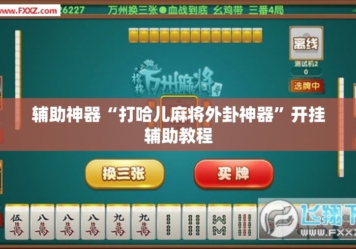 辅助神器“打哈儿麻将外卦神器”开挂辅助教程