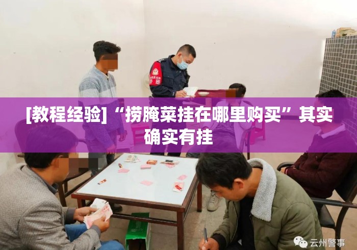 [教程经验]“捞腌菜挂在哪里购买	”其实确实有挂