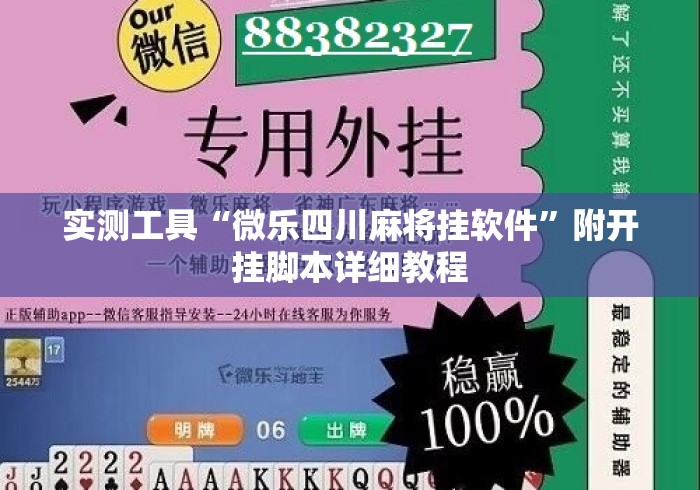 实测工具“微乐四川麻将挂软件”附开挂脚本详细教程