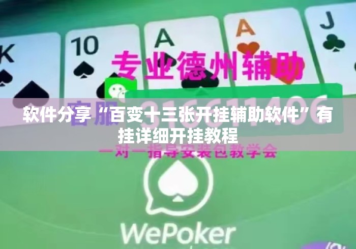 软件分享“百变十三张开挂辅助软件”有挂详细开挂教程
