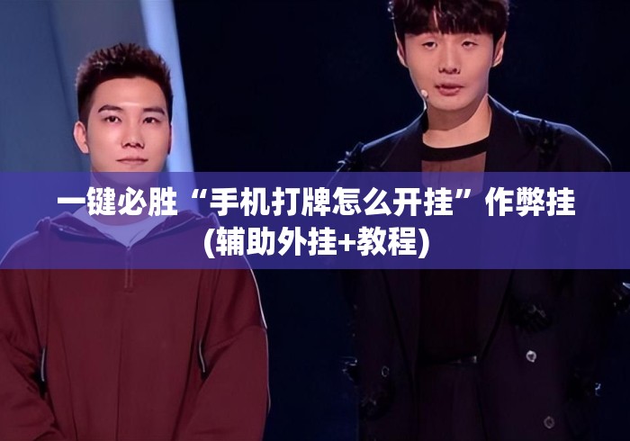 一键必胜“手机打牌怎么开挂”作弊挂(辅助外挂+教程)