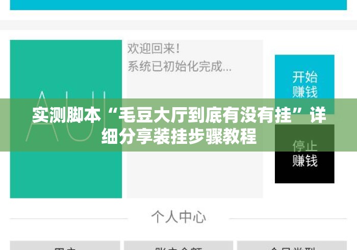 实测脚本“毛豆大厅到底有没有挂	”详细分享装挂步骤教程