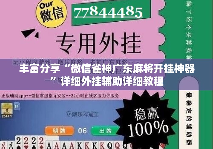 丰富分享“微信雀神广东麻将开挂神器”详细外挂辅助详细教程