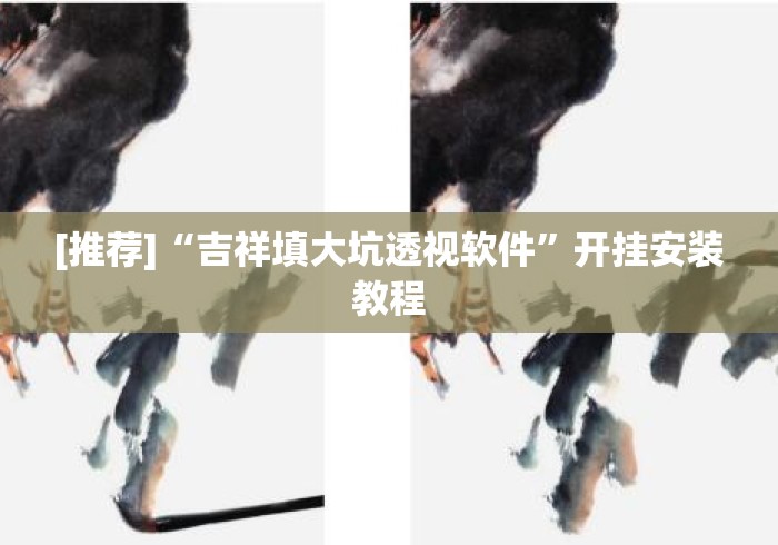 [推荐]“吉祥填大坑透视软件”开挂安装教程