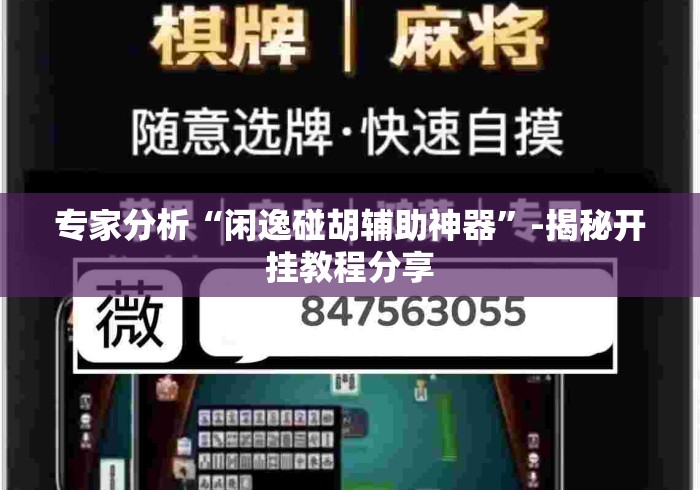 专家分析“闲逸碰胡辅助神器	”-揭秘开挂教程分享
